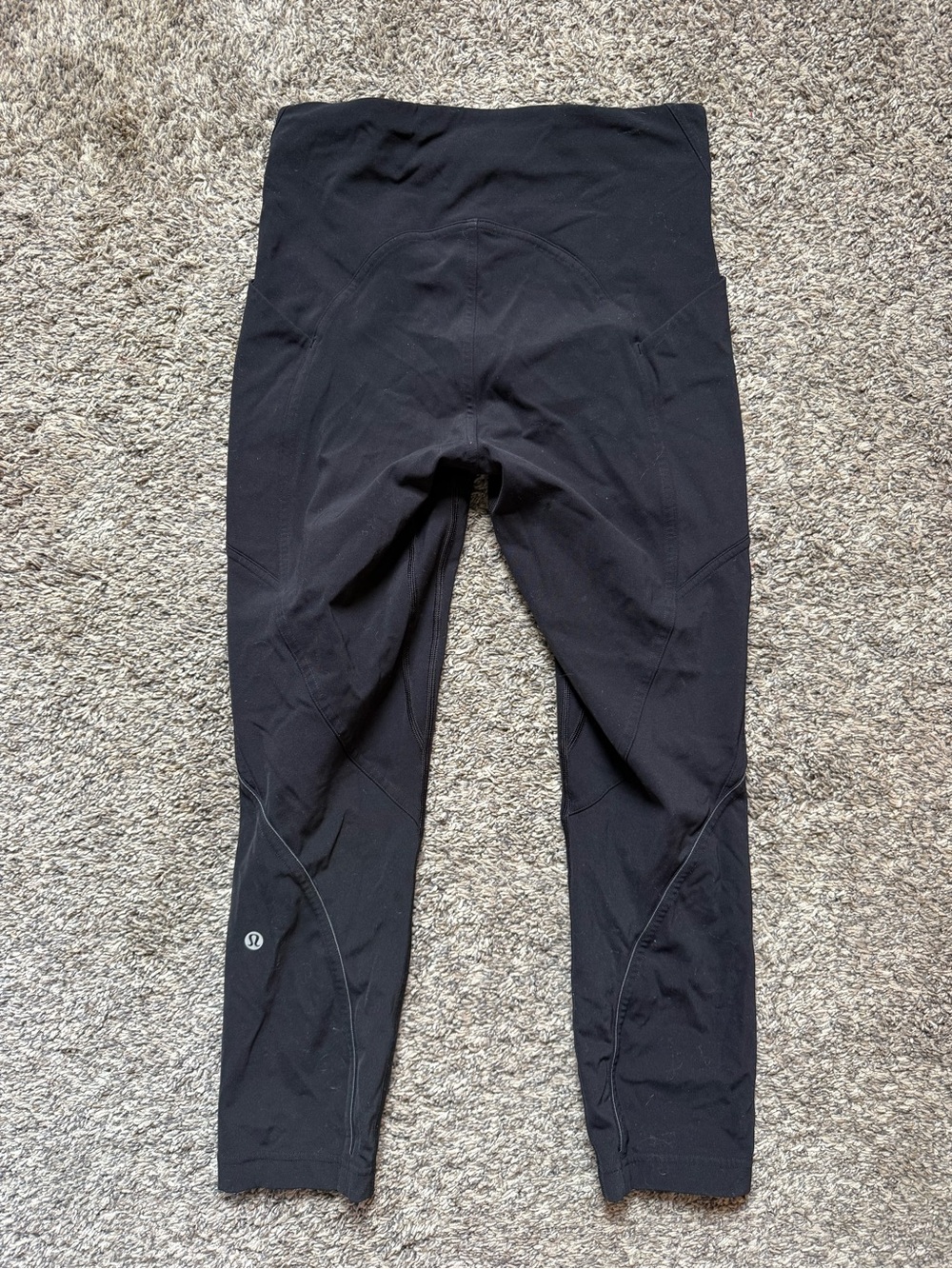 lululemon athletica Black Mid-Rise Performance Leggings